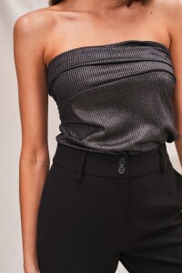 Top Strapless Negro