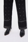 PANTALÓN CARROT TACHAS Negro