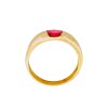 Anillo Solitario-Oro Bajo-Piedra Rubi-AN8135 conpiedra