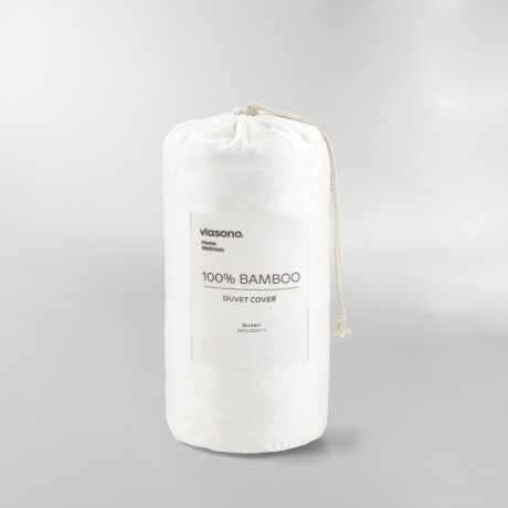 FUNDA DE DUVET ORGANIC BAMBOO Blanco - QUEEN