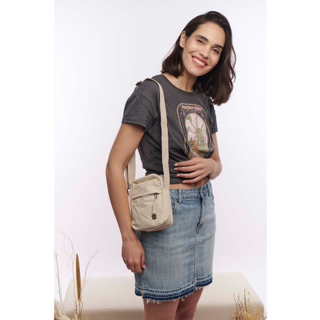 Morral microfibra Crema