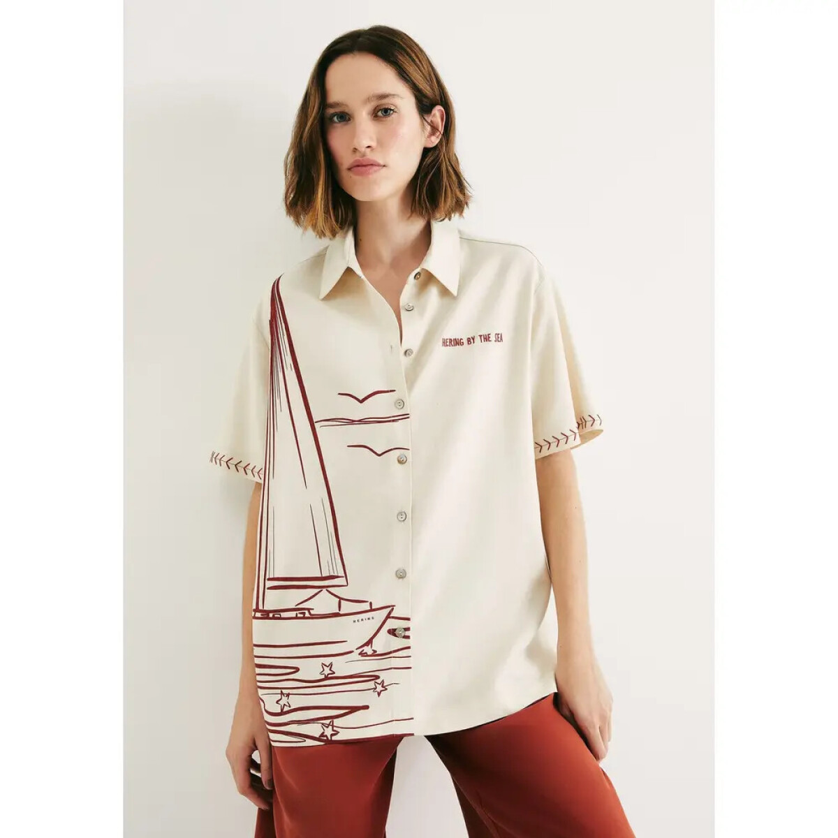 CAMISA FEM - OFF WHITE 