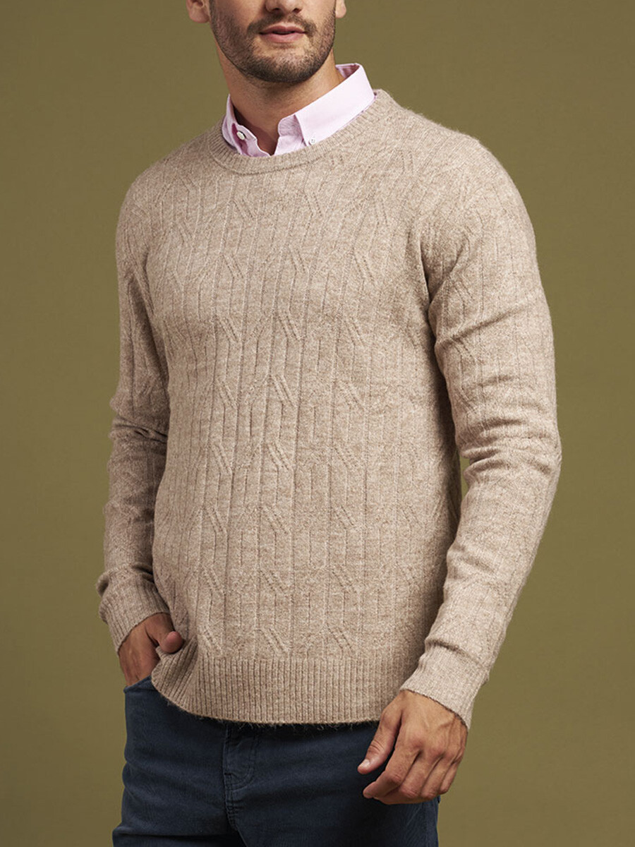 SWEATER JUNIN POLANCO - Beige 