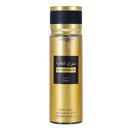 Body Mist/Splash Scenabella Top Confidential Gold 250ml Body Mist/Splash Scenabella Top Confidential Gold 250ml