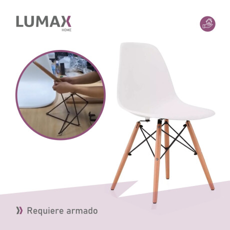 Sillas Eames Lumax Colorido Innovador Moderno Liso