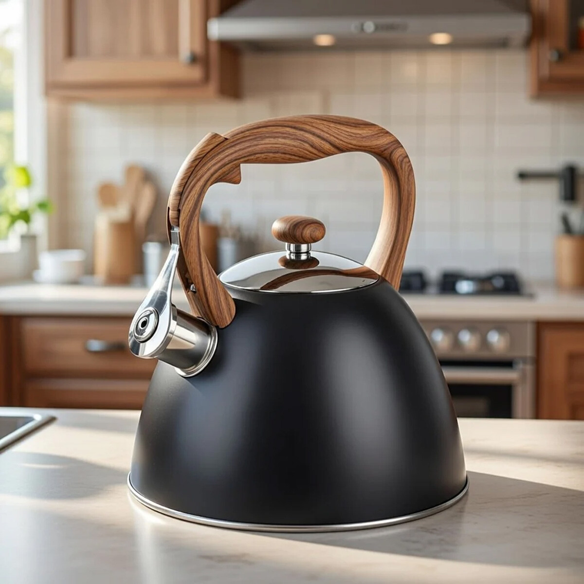 CALDERA ACERO INOXIDABLE NEGRA 3L 