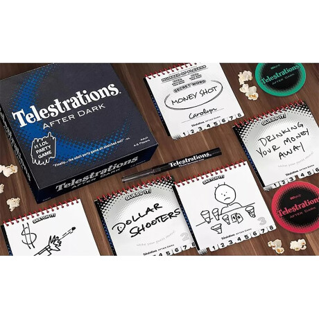 The Op Games - Juego de Mesa Telestrations After Dark - +18 Años. 4 - 8 Jugadores. Idioma Español. 001