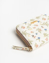 Billetera Zip Round Billetera Cuadrada Flores - Estampado Flores