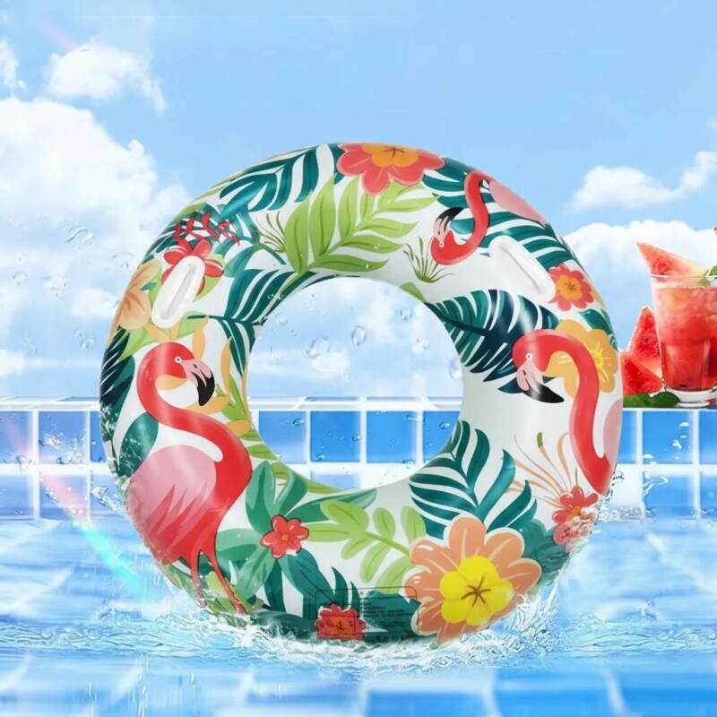 Flotador Redondo Adulto 120cm con Agarraderas – Comodidad y Seguridad en el Agua Flamengo 1