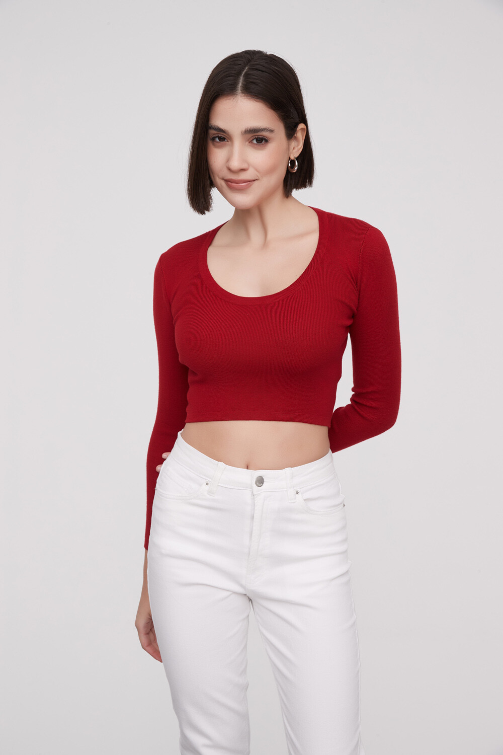 Sweater Dispa Rojo Oscuro