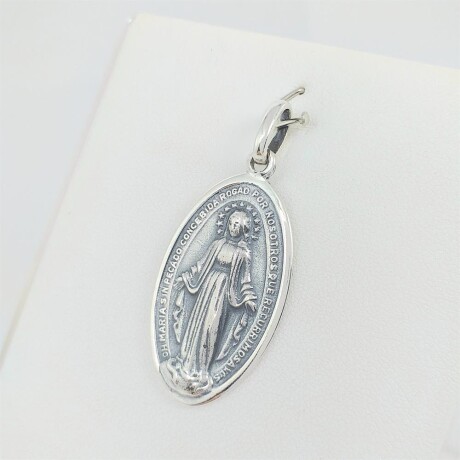 Medalla religiosa de plata 925, Virgen Milagrosa. Medalla religiosa de plata 925, Virgen Milagrosa.