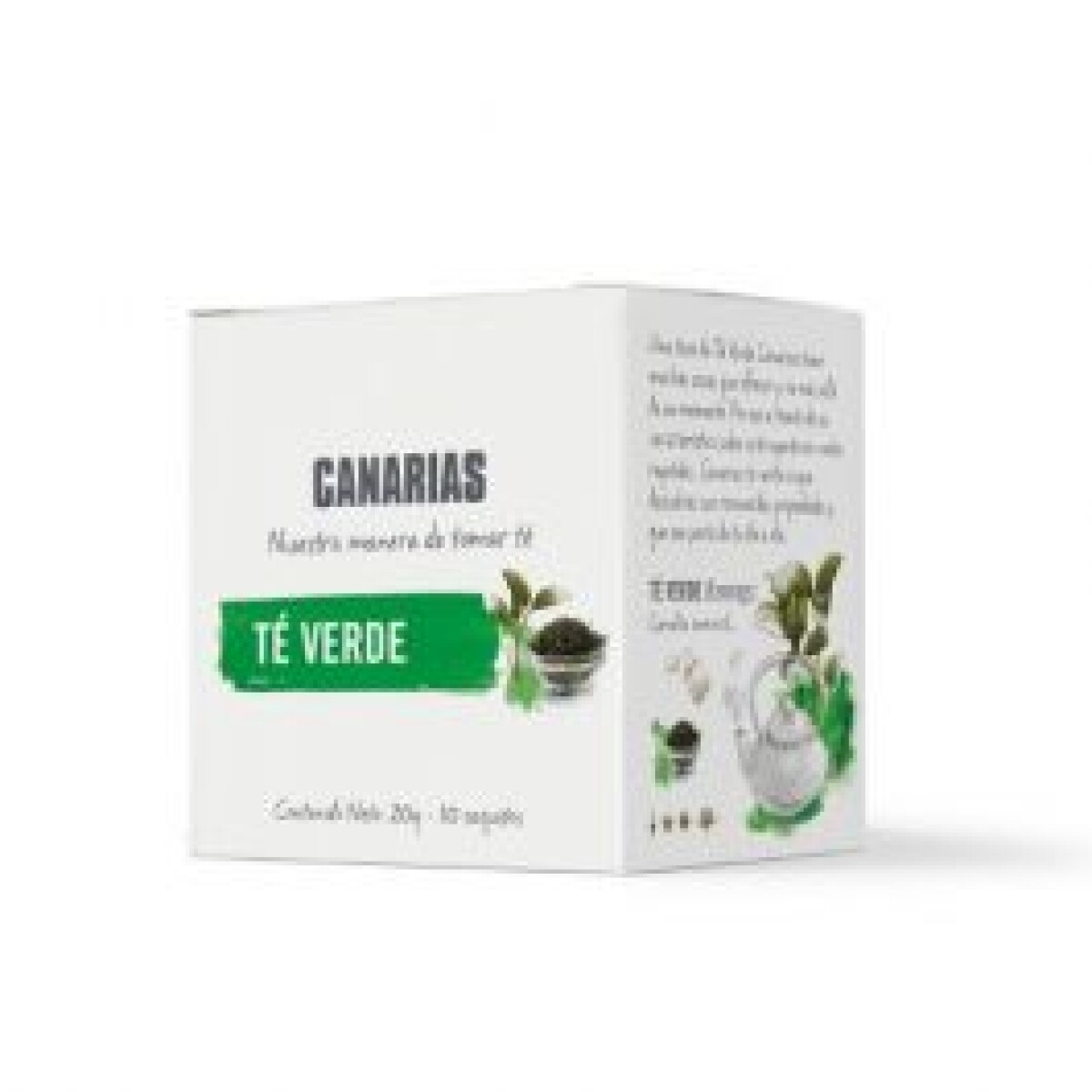 Caja de té Canarias con producto