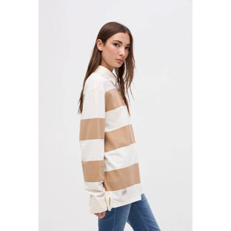 Remera polo New chicago Off white