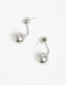 Aros Pasantes Metal Aros Cortos De Acero - Plateado
