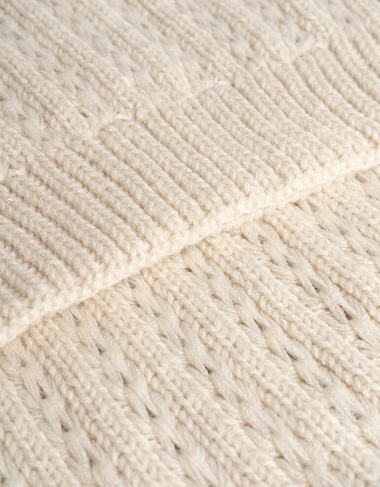 Bufandas Special Price Bufanda Tejida - Marron Beige