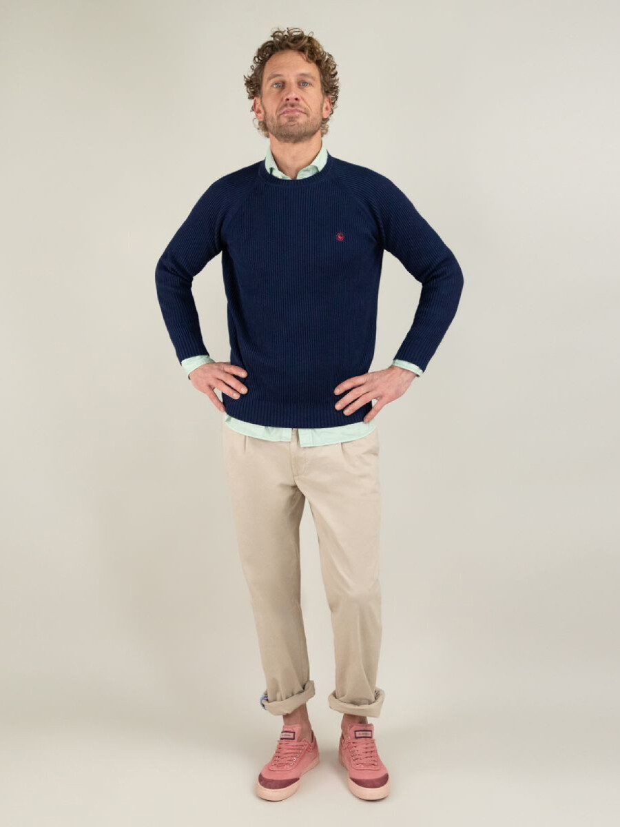 Jersey El Ganso - Punto Inglés - Marino 