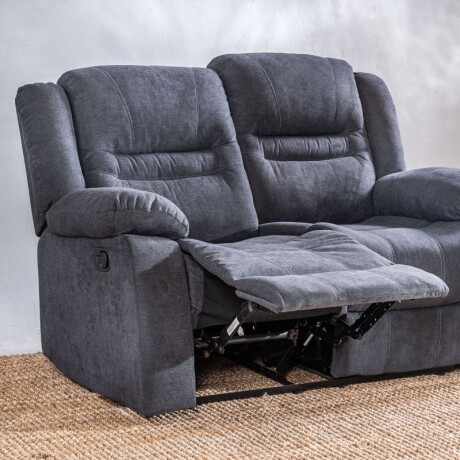 Sillón Reclinable Renno 2 Cuerpos Gris U