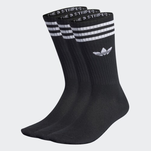 Medias Adidas High Crew 3 Pares Negro