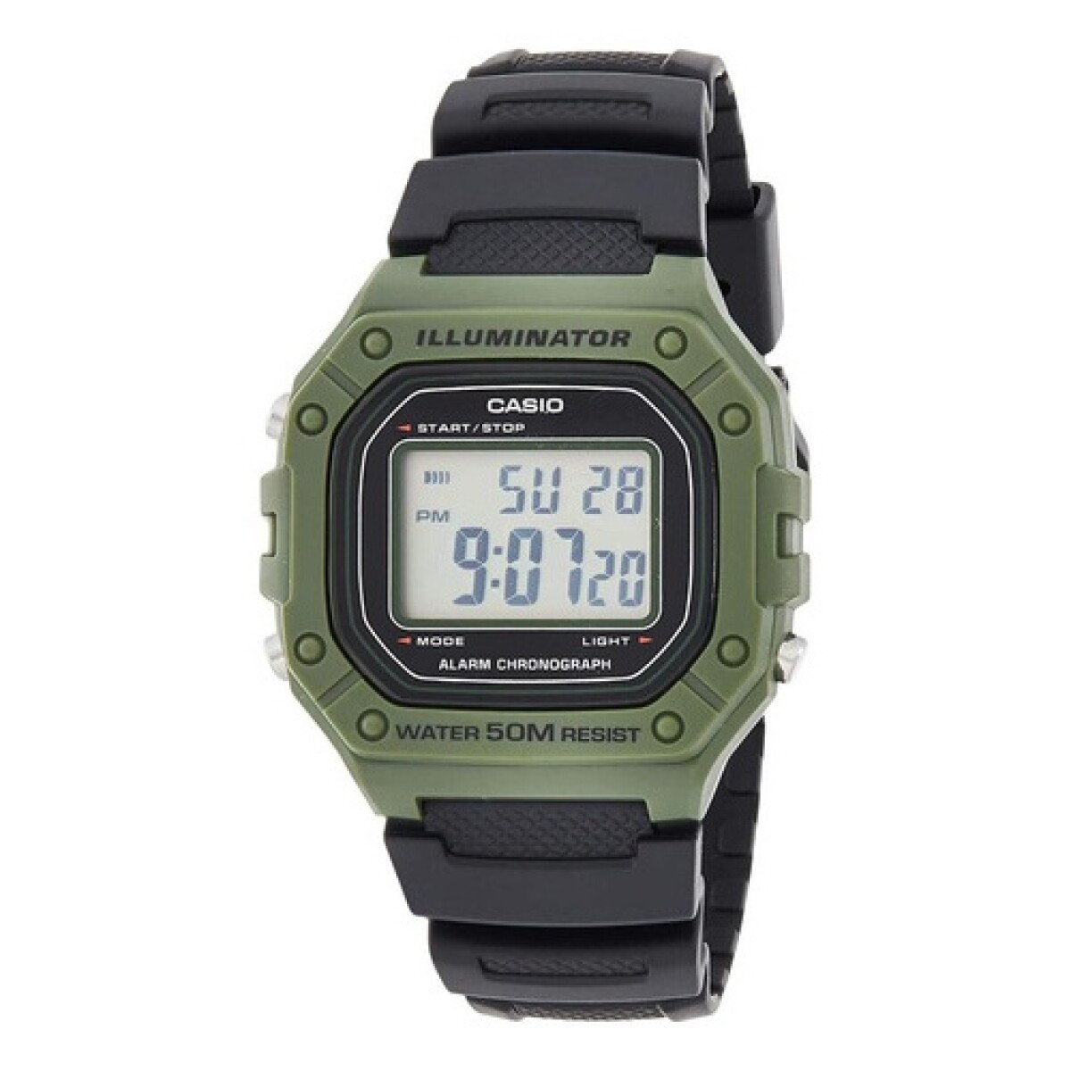 Reloj digital multifunción Casio caballero - Esmeralda 
