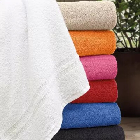 Pack de 2 Toallas De Baño Dohler Algodón 65x140cm Y 50x70cm Rojo Rojo