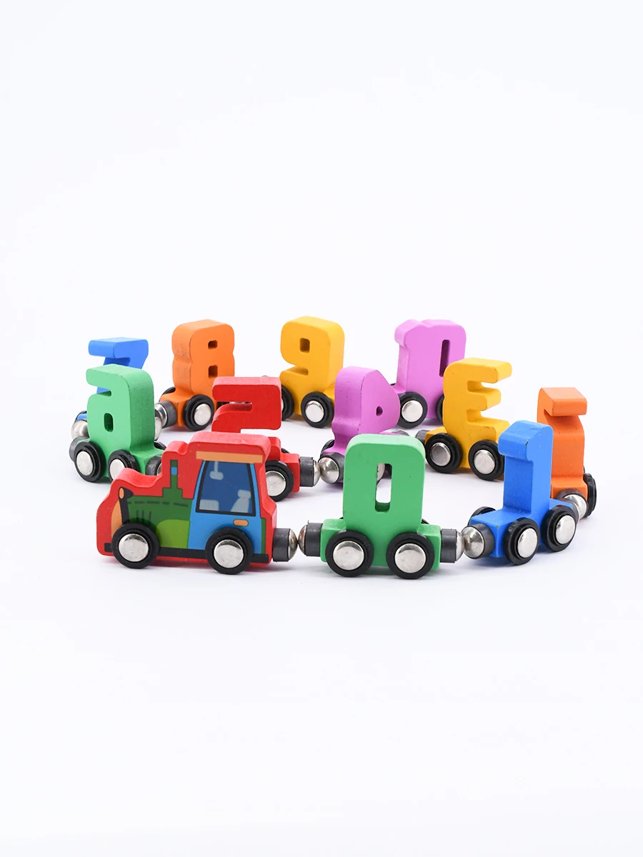 TREN MADERA IMANES MULTICOLOR - MULTICOLOR 