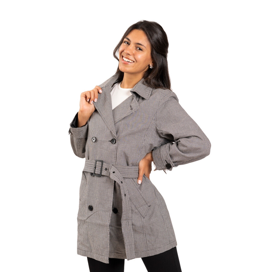 CHERRY TRENCH COAT LIGHTGREY