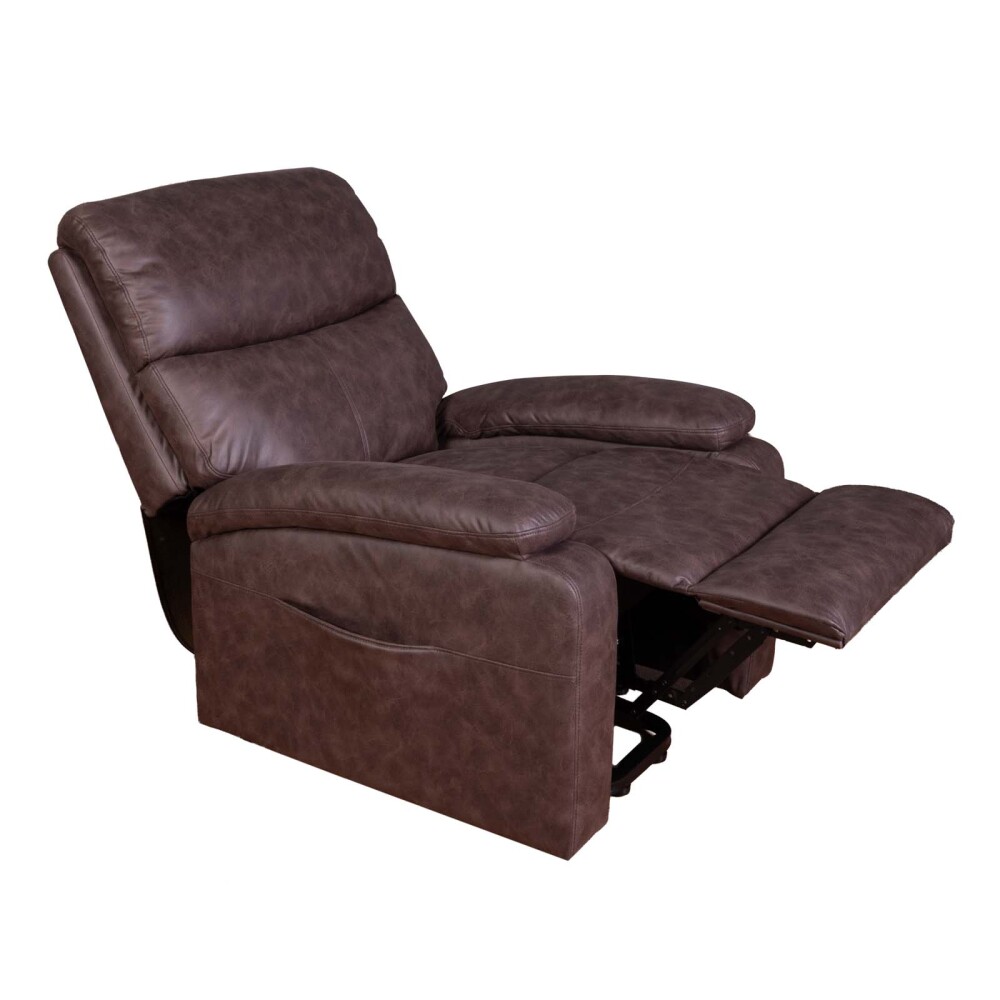 RECLINER C/LIFT 1 CUERPO TELA MARRON DUBLIN