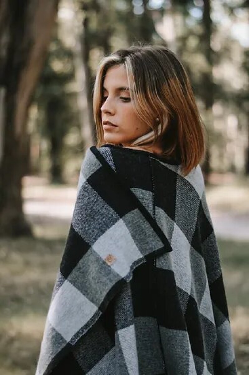 Poncho Amalfi Annkar - Gris 