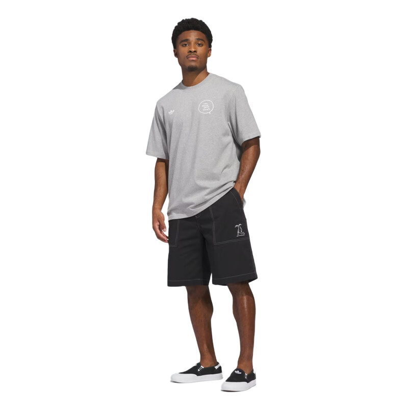 Remera Adidas Mark Gonzales - Gris Remera Adidas Mark Gonzales - Gris
