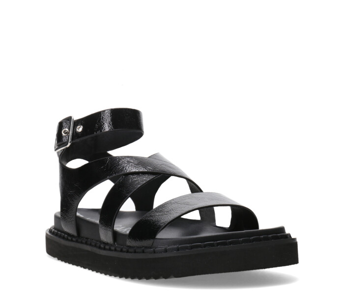 Sandalia FORYN con tiras Black