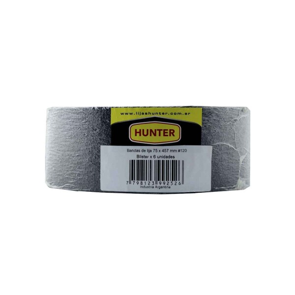 LIJA EN BANDA 75X457MM G120 HUNTER Lija En Banda 75x457mm G120 Hunter