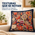Funda de almohadón ZAL bordada artesanal 50 x 50 cm Azul