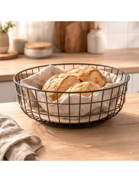 CANASTO29X16X12.5CMS ACERO NEGRO Y BAMBU CANASTO29X16X12.5CMS ACERO NEGRO Y BAMBU