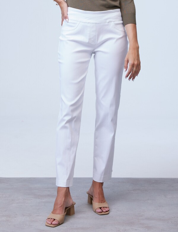 Pantalon Pull On BLANCO
