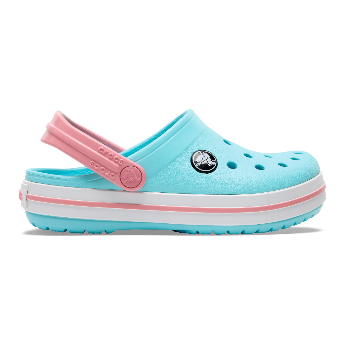 Zuecos - Crocs - Crocs Band Kids C de - 207006 - Celeste-blanco 