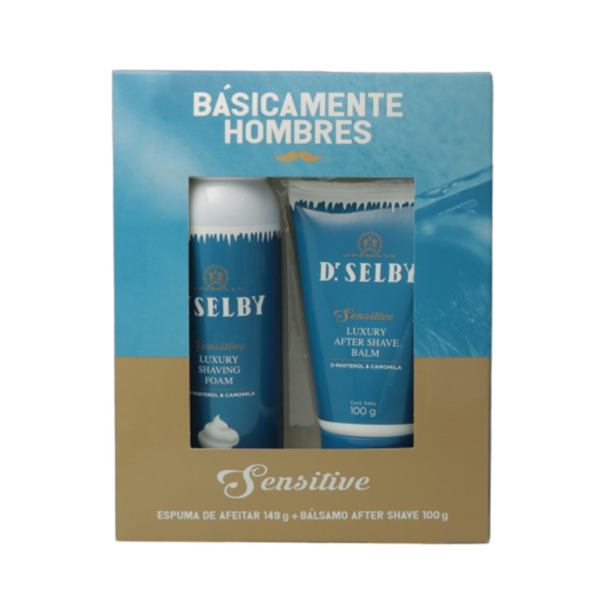 Pack Espuma de Afeitar + Bálsamo Sensitive – Dr. Selby 
