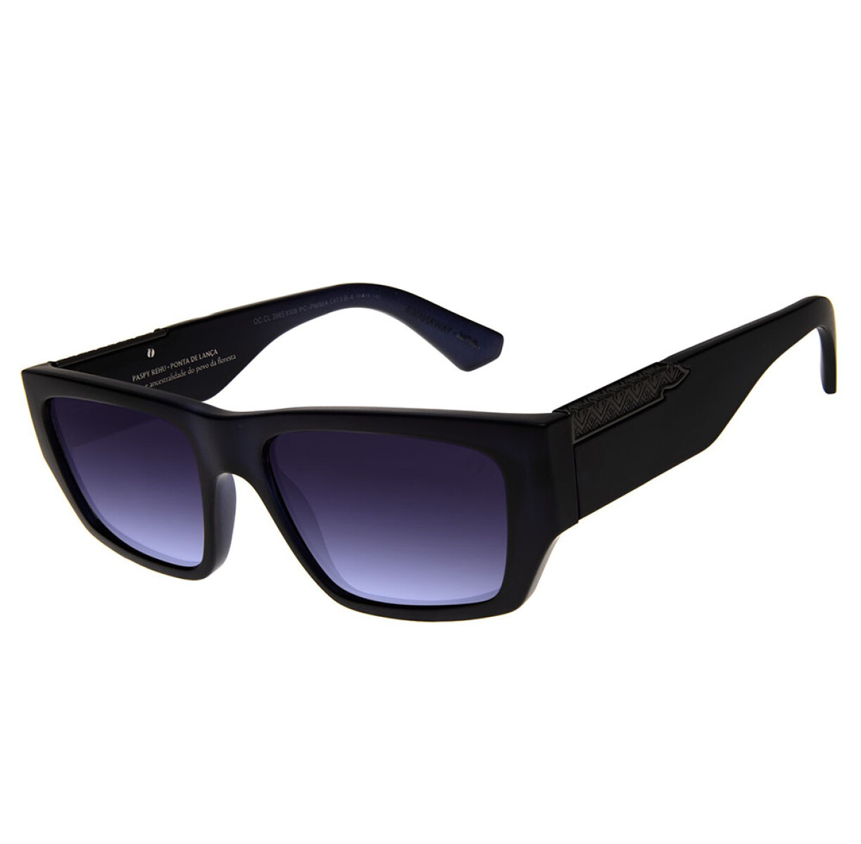 Lentes de sol Chilli Beans RECTANGULAR - Hombre - Gradiente Azul/azul 