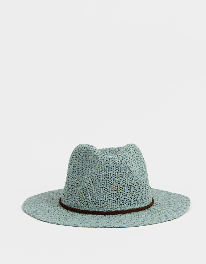 Sombreros Sombrero Raffia Riviera - Azul Celeste