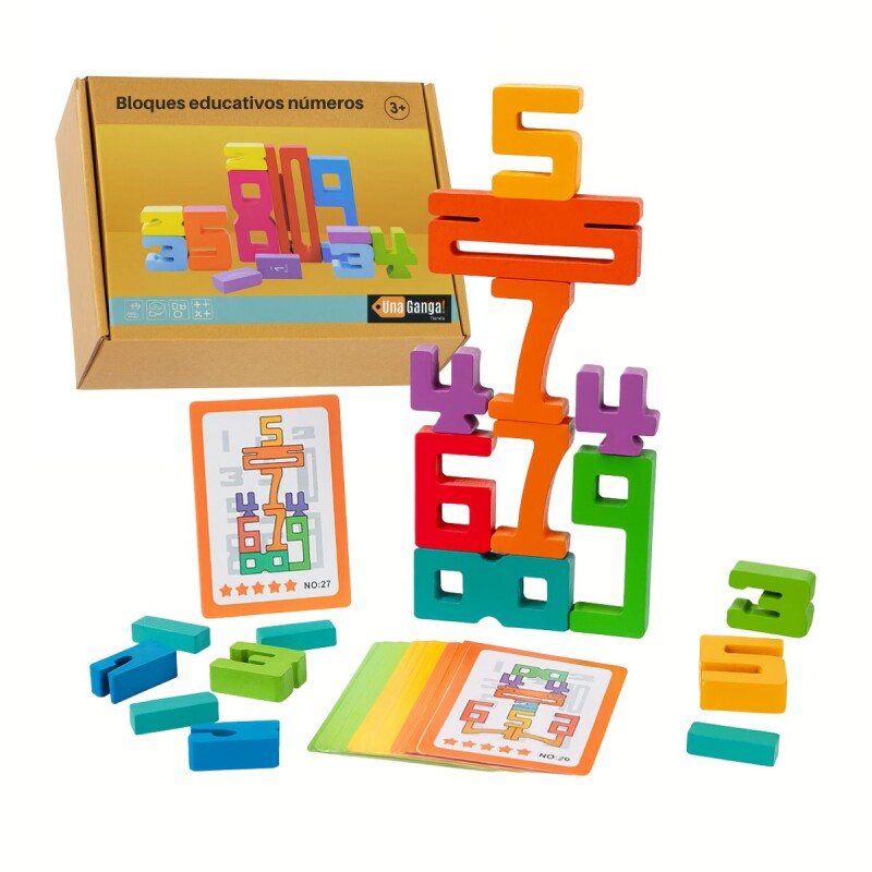 Bloques Construcción Números Apilables Montessori Didácticos Multicolor Bloques Construcción Números Apilables Montessori Didácticos Multicolor