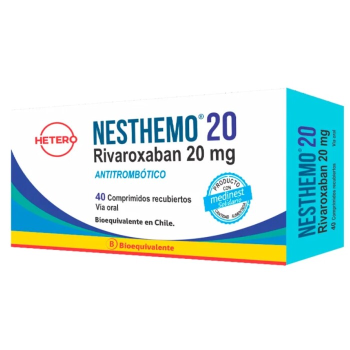NESTHEMO 20 MG CJ X 40 COMP. REC. única