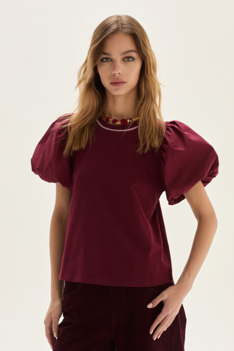 Blusa Grace Bordo