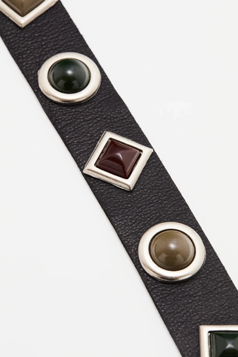 Cinto Color Studs Negro