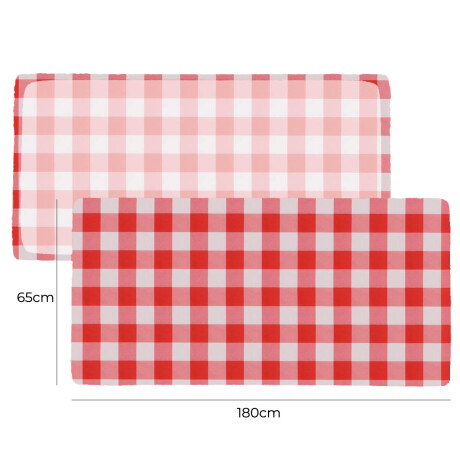 Set X2 Manteles Mesa Plegable AntiMancha Camping 1,80 M1