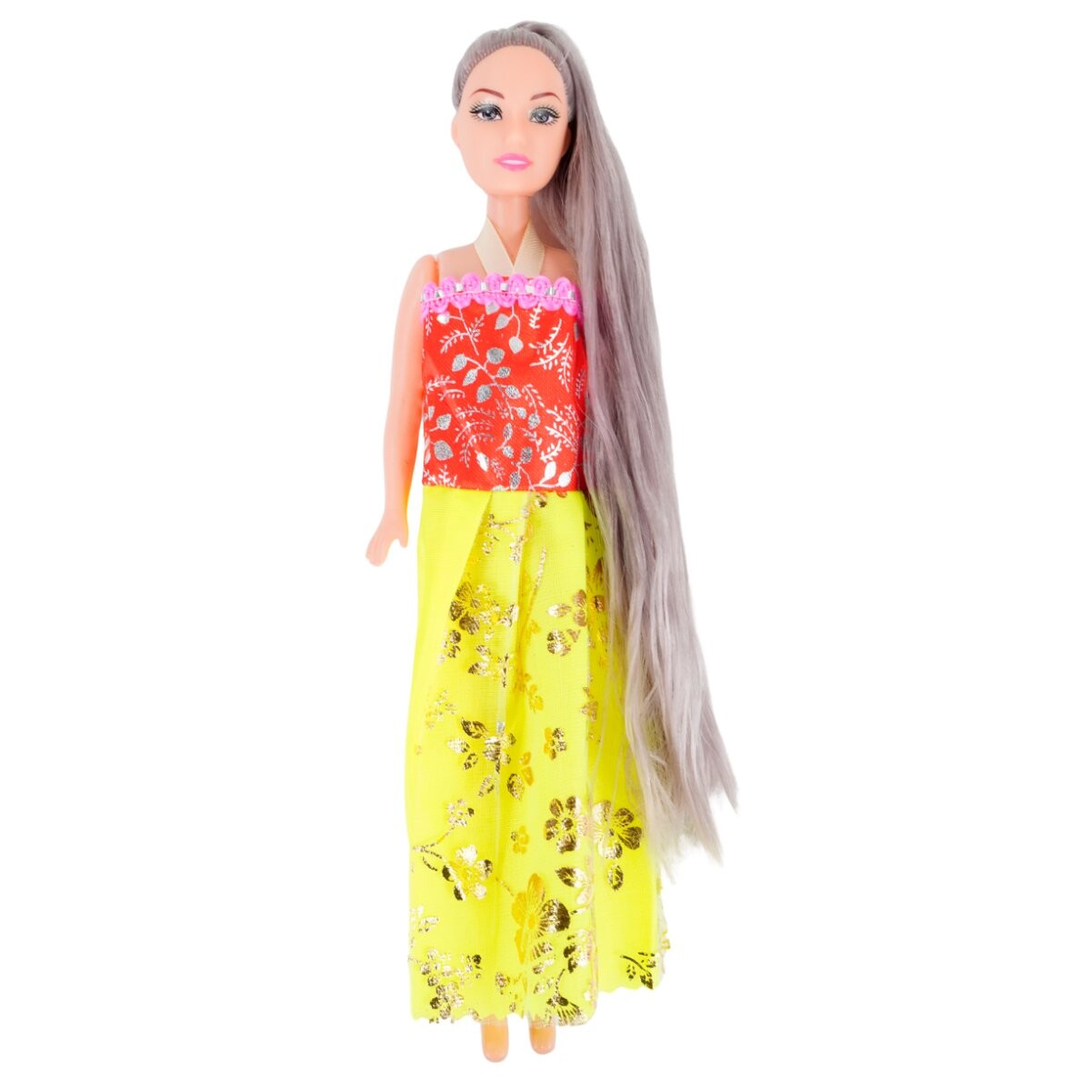 Muñeca con pelo largo 