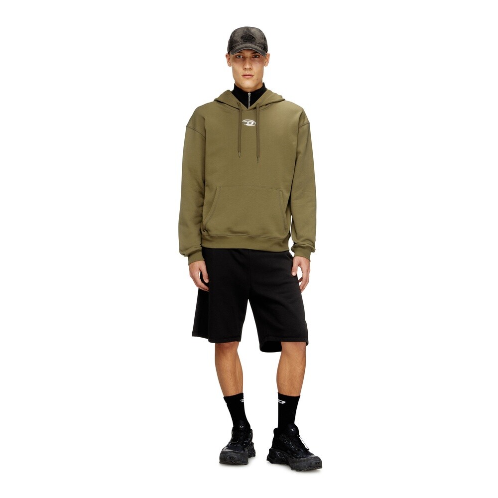 Polerones Urbano Para Hombre S-Norm-Hood-Iod Sweat-Shirt Verde Militar