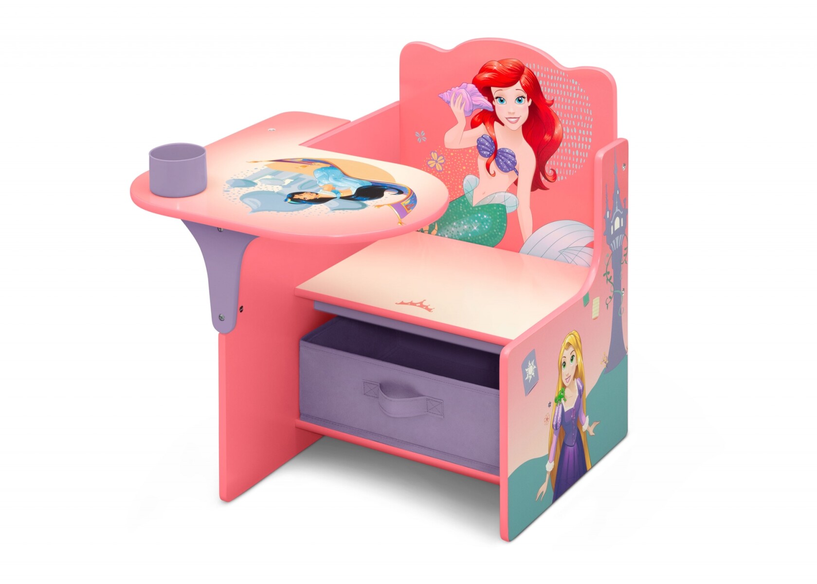 Escritorio con silla y almacenamiento Princesas Disney 