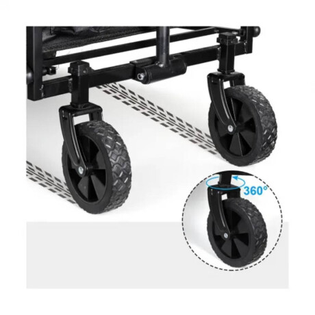 Carro plegable Negro