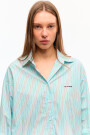 CAMISA RAYAS DEVON Celeste