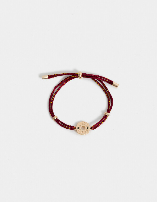 Pulseras Flexibles De Hilo Pulsera Flexible Cordón Lucky - Dorado