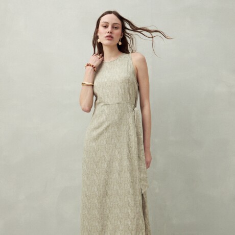 VESTIDO LAGARDE Hueso